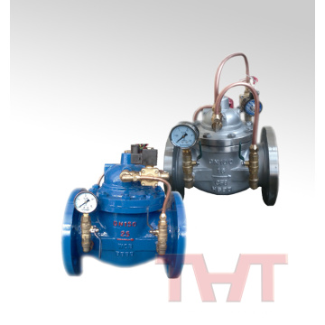 cf8m electric solenoid flanged water control valve